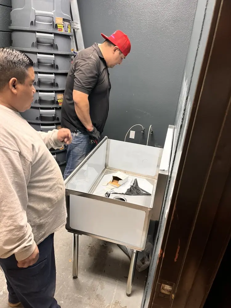 Commercial plumbing and sink installation in Swartz Mill